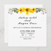 Einladungskarte für Hochzeiten Schöner Platz mit B Einladung (Vorne/Hinten)