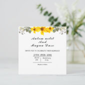 Einladungskarte für Hochzeiten Schöner Platz mit B Einladung (Stehend Vorderseite)