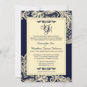 Einladungskarte für Hochzeiten von Schiffen und Cr Einladung