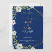 Einladungskarte für Hochzeiten von Schiffen und Go Einladung (Vorderseite)