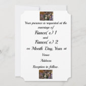 Einladungskarte für Hochzeitskuchen Einladung (Rückseite)