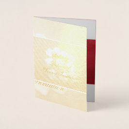 Einladungskarte für Hochzeitstag Probe Folienkarte