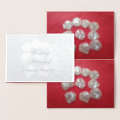 Einladungskarte für Hochzeitstag Probe Folienkarte (Anzeige)