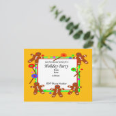 Einladungskarte für Ingwer Brot Einladung (Stehend Vorderseite)