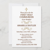 Einladungskarte für Mädchen Einladung (Rückseite)