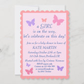 Einladungskarte für Mädchen Einladung (Vorderseite)