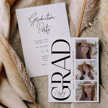 Einladungskarte für moderne Fotos