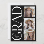 Einladungskarte für moderne Fotos (Vorderseite)