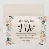 Einladungskarte für rustikale Abendmahlzeiten Einladung (Vorne/Hinten)