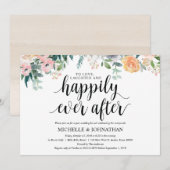 Einladungskarte für rustikale Abendmahlzeiten Einladung (Vorne/Hinten)