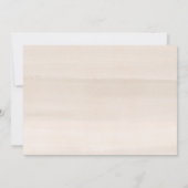 Einladungskarte für rustikale Abendmahlzeiten Einladung (Rückseite)