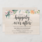 Einladungskarte für rustikale Abendmahlzeiten Einladung (Vorne/Hinten)