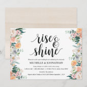 Einladungskarte für rustikale Abendmahlzeiten Einladung (Vorne/Hinten)