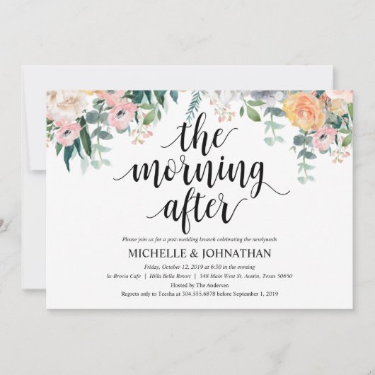 Einladungskarte für rustikale Abendmahlzeiten Einladung (Vorderseite)