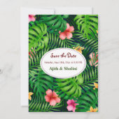 Einladungskarte für schöne Waldvögel (Rückseite)