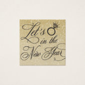 Einladungskarte für Silvester (Vorderseite)