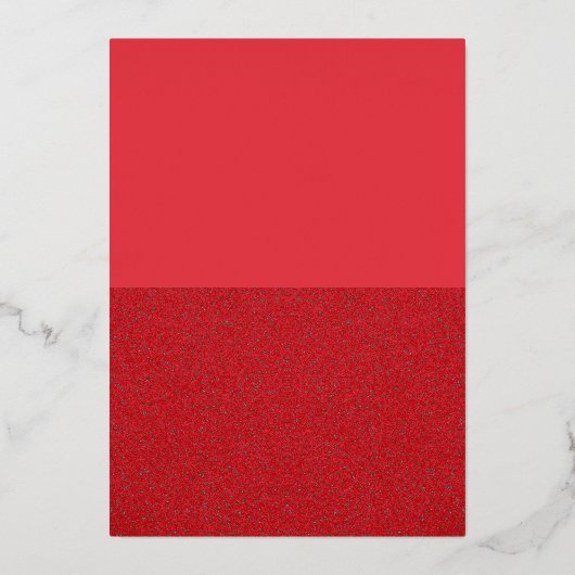 Einladungskarte für Tomatenrotes Split - Anpassen Folieneinladung (Vorderseite)