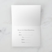 Einladungskarte für Unternehmen - Sie sind eingela (Innenseite)