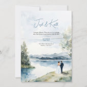 Einladungskarte für Wasserfarben Einladung (Vorderseite)