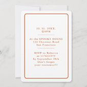 Einladungskarte für Wasserfarbenkeil Einladung (Rückseite)