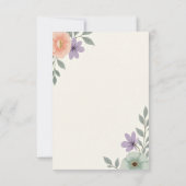 Einladungskarte für weich graue und cremefarbene H Einladung (Rückseite)