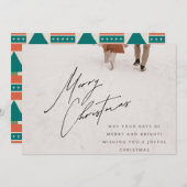 Einladungskarte für Weihnachtsfeiertagen (Vorne/Hinten)