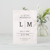 Einladungskarte für weiß Umschlag (Stehend Vorderseite)