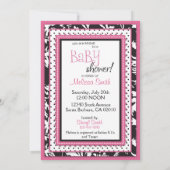 Einladungskarte für Wild Patchwork Einladung (Rückseite)