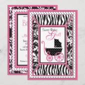 Einladungskarte für Wild Patchwork Einladung (Vorne/Hinten)