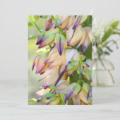 Einladungskarte für Yucca-Blume Einladung (Stehend Vorderseite)