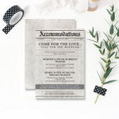 Einladungskarte für Zeitung