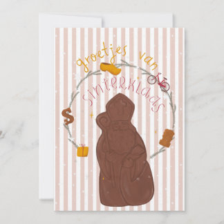 Einladungskarte Groetjes van Sinterklaas Einladung