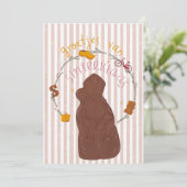 Einladungskarte Groetjes van Sinterklaas Einladung (Stehend Vorderseite)