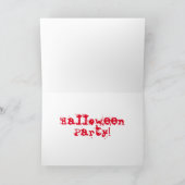 Einladungskarte Hexe (Innenseite)