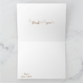 Einladungskarte mit floralrosa Chic (Innenseite)