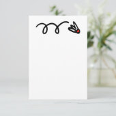 Einladungskarte mit Shuttle-Logo Einladung (Stehend Vorderseite)