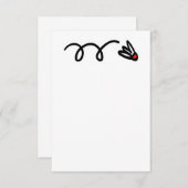 Einladungskarte mit Shuttle-Logo Einladung (Vorne/Hinten)