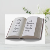 Einladungskarte öffnen einladung (Stehend Vorderseite)