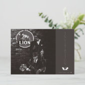 EINLADUNGSKARTE ORIGIN X2 DRESS VERBOTENER CODE EINLADUNG (Stehend Vorderseite)