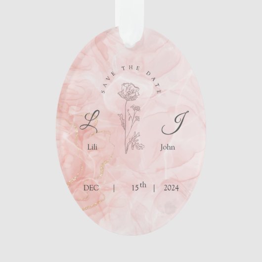 Einladungskarte Ornament (Vorderseite)