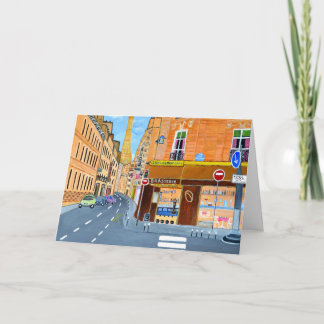 Einladungskarte Paris, Frankreich 