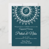 Einladungskarte Rangoli Einladung (Vorderseite)