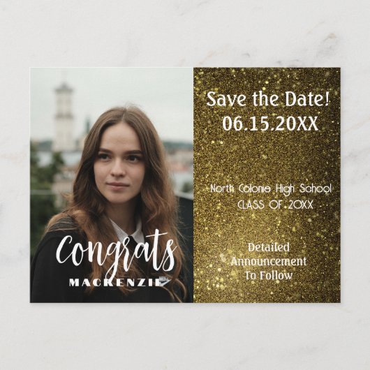 Einladungskarte Save the Date (Vorderseite)