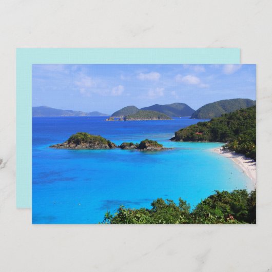 Einladungskarte von Cinnamon Bay Einladung (Vorne/Hinten)