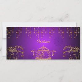 Einladungskarte von Mehndi