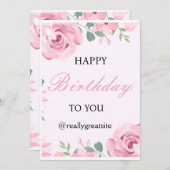 Einladungskarte zum 1. Geburtstag Einladung (Vorne/Hinten)