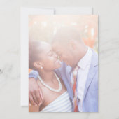 Einladungskarte zum 25. Hochzeitstag Einladung (Rückseite)