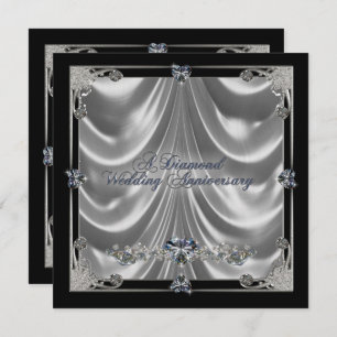 Einladungskarte zum 60. Hochzeitstag Einladung