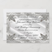 Einladungskarte zum 60. Hochzeitstag Einladung (Rückseite)