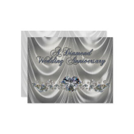 Einladungskarte zum 60. Hochzeitstag Einladung